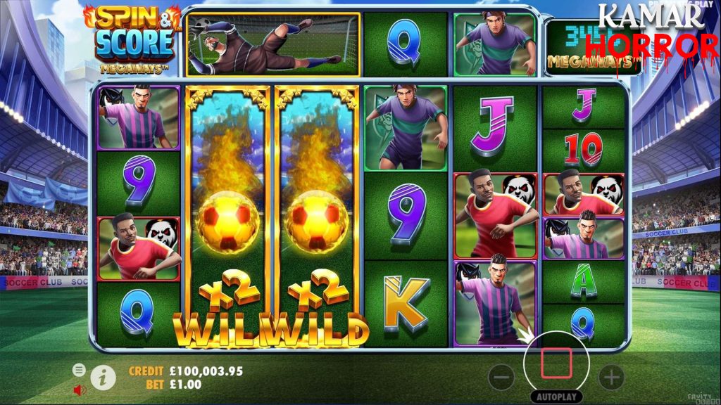 Slot Spin & Score Megaways Golkan Hadiah Tiap Putaran!